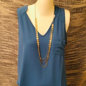Lush Sleeveless Blouse